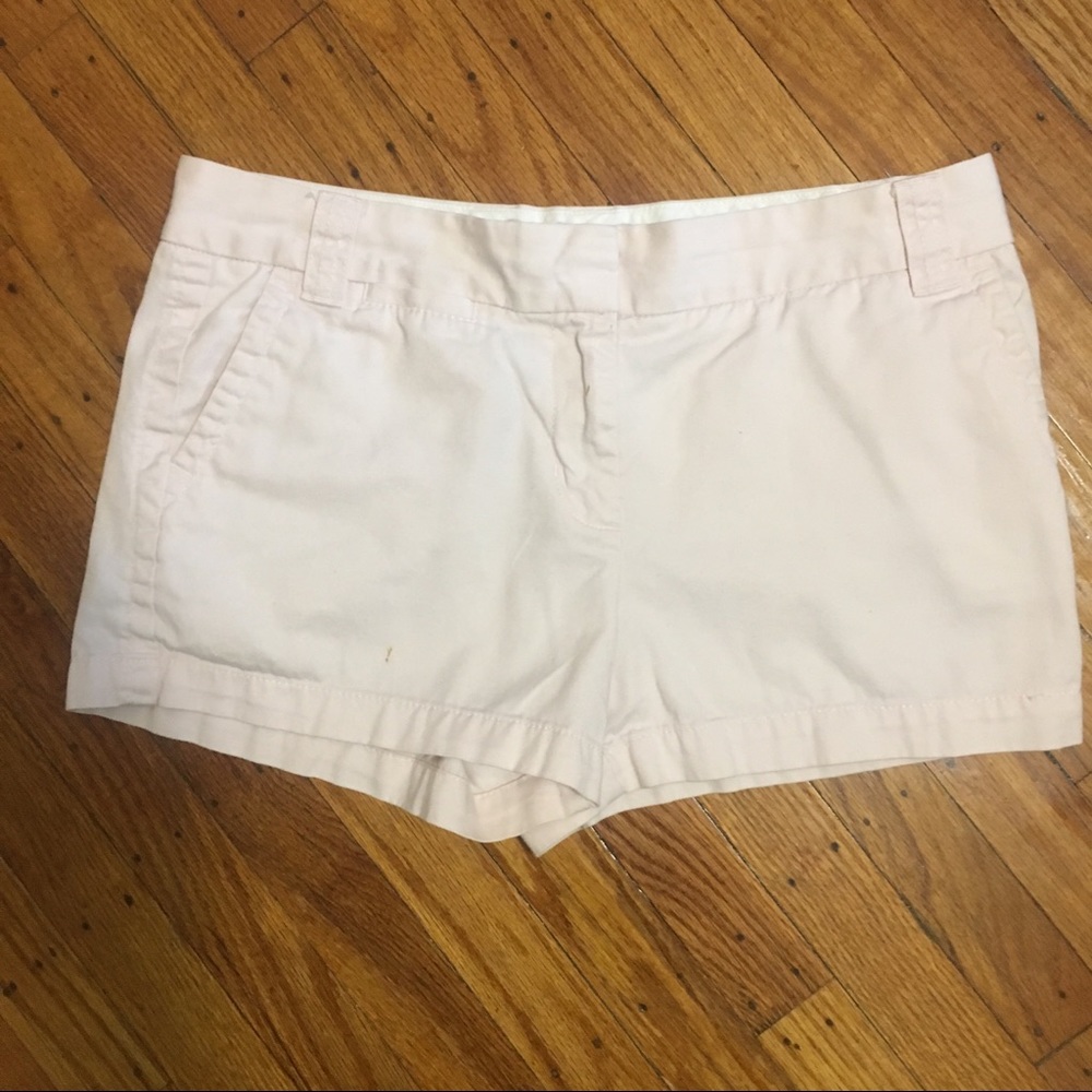 J. Crew chino classic city fit twill pink shorts